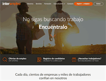 Tablet Screenshot of interempleo.es